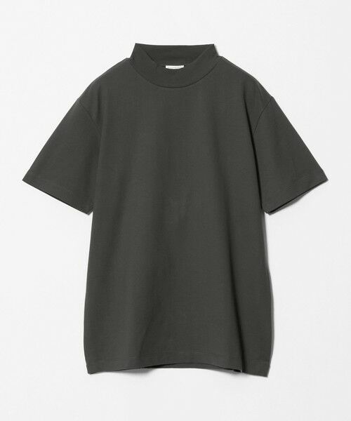 BEAUTY&YOUTH UNITED ARROWS / ビューティー&ユース ユナイテッドアローズ カットソー | 【WEB限定 WARDROBE SMART】クリア ガスコットン モックネック カットソー【抗菌・防臭】(DK.GRAY)