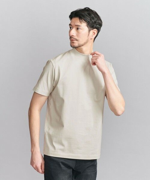 BEAUTY&YOUTH UNITED ARROWS / ビューティー&ユース ユナイテッドアローズ カットソー | 【WEB限定 WARDROBE SMART】クリア  ガスコットン モックネック カットソー【抗菌・防臭】 | 詳細20