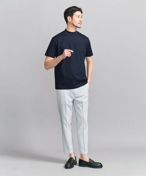 BEAUTY&YOUTH UNITED ARROWS / ビューティー&ユース ユナイテッドアローズ カットソー | 【WEB限定 WARDROBE SMART】クリア  ガスコットン モックネック カットソー【抗菌・防臭】 | 詳細25