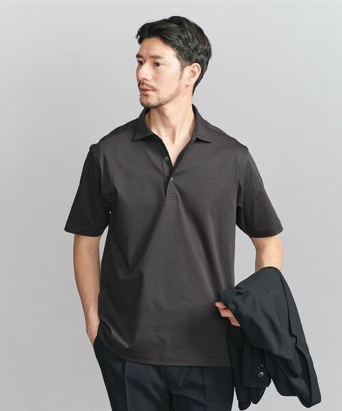BEAUTY & YOUTH UNITED ARROWS/ビューティー&ユース ユナイテッドアローズ 【WEB限定 WARDROBE SMART】NORITAKE ポロシャツ DK. GRAY M BEAUTY & YOUTH UNITED ARROWS/ビューティー&ユース ユナイテッドアローズ 【WEB限定 WARDROBE SMART】NORITAKE ポロシャツ DK. GRAY M