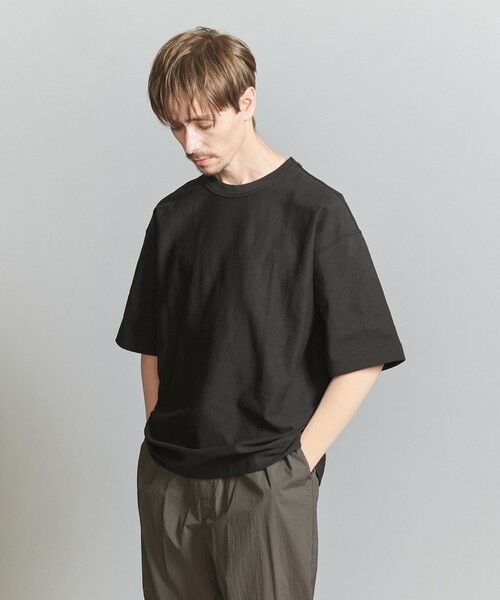 BEAUTY & YOUTH UNITED ARROWS/ビューティー&ユース ユナイテッドアローズ 10oz ヘビー ワイド クルーネック Tシャツ DK. GRAY XL BEAUTY & YOUTH UNITED ARROWS/ビューティー&ユース ユナイテッドアローズ 10oz ヘビー ワイド クルーネック Tシャツ DK. GRAY XL