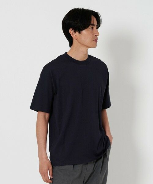 BEAUTY & YOUTH UNITED ARROWS/ビューティー&ユース ユナイテッドアローズ ギザコットン SUPERB クルーネック Tシャツ NAVY L BEAUTY & YOUTH UNITED ARROWS/ビューティー&ユース ユナイテッドアローズ ギザコットン SUPERB クルーネック Tシャツ NAVY L