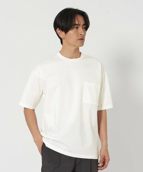 BEAUTY & YOUTH UNITED ARROWS/ビューティー&ユース ユナイテッドアローズ SRJA フォルム 1ポケット クルーネック ショートスリーブ Tシャツ WHITE M BEAUTY & YOUTH UNITED ARROWS/ビューティー&ユース ユナイテッドアローズ SRJA フォルム 1ポケット クルーネック ショートスリーブ Tシャツ WHITE M