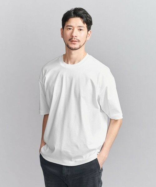 BEAUTY&YOUTH UNITED ARROWS / ビューティー&ユース ユナイテッドアローズ カットソー | 【WEB限定 WARDROBE SMART】NORITAKE リラックス テーパード Tシャツ | 詳細1