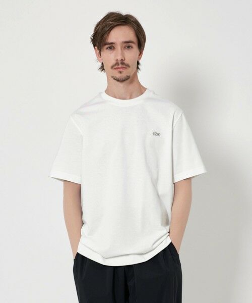 BEAUTY & YOUTH UNITED ARROWS/ビューティー&ユース ユナイテッドアローズ <LACOSTE> ワンポイント ロゴ Tシャツ WHITE L BEAUTY & YOUTH UNITED ARROWS/ビューティー&ユース ユナイテッドアローズ <LACOSTE> ワンポイント ロゴ Tシャツ WHITE L
