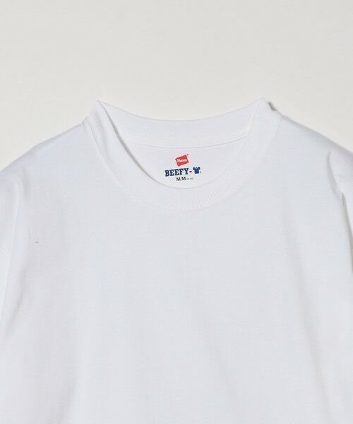 BEAUTY&YOUTH UNITED ARROWS / ビューティー&ユース ユナイテッドアローズ カットソー | 【別注】 ＜Hanes＞ ビーフィー Tシャツ | 詳細4