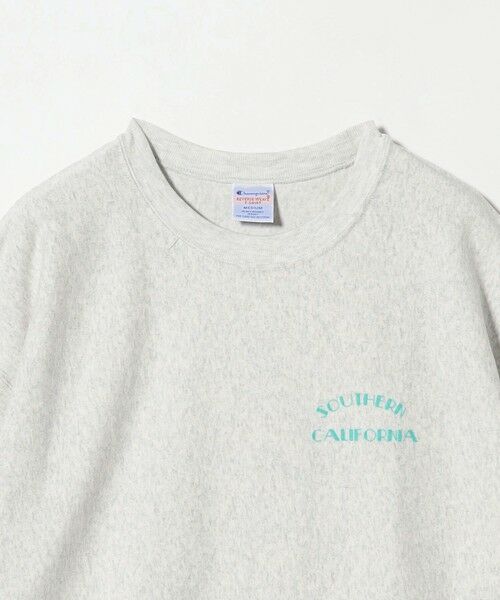 セール】 【別注】 ＜Champion＞ 9.4oz フロッキー プリント T