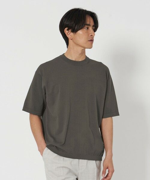 beauty＆youth デオドラント ショートスリーブニットポロ 抗菌・防臭 デオドラント ショートスリーブ ニットポロ -抗菌・防臭