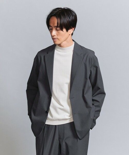 BEAUTY & YOUTH UNITED ARROWS/ビューティー&ユース ユナイテッドアローズ KOMATSU PACK 2ボタン リラックスシルエット ジャケット -セットアップ対応 撥水機能- DK. GRAY S BEAUTY & YOUTH UNITED ARROWS/ビューティー&ユース ユナイテッドアローズ KOMATSU PACK 2ボタン リラックスシルエット ジャケット -セットアップ対応 撥水機能- DK. GRAY S