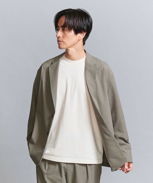 BEAUTY & YOUTH UNITED ARROWS/ビューティー&ユース ユナイテッドアローズ KOMATSU PACK 2ボタン リラックスシルエット ジャケット -セットアップ対応 撥水機能- BEIGE S BEAUTY & YOUTH UNITED ARROWS/ビューティー&ユース ユナイテッドアローズ KOMATSU PACK 2ボタン リラックスシルエット ジャケット -セットアップ対応 撥水機能- BEIGE S
