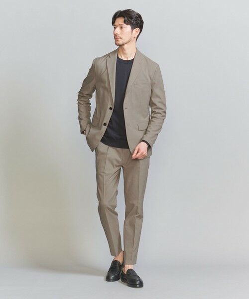 BEAUTY & YOUTH UNITED ARROWS/ビューティー&ユース ユナイテッドアローズ 【WEB限定 WARDROBE SMART】ライト オックスフォード セットアップ/ジャケット&イージーパンツ BEIGE M BEAUTY & YOUTH UNITED ARROWS/ビューティー&ユース ユナイテッドアローズ 【WEB限定 WARDROBE SMART】ライト オックスフォード セットアップ/ジャケット&イージーパンツ BEIGE M