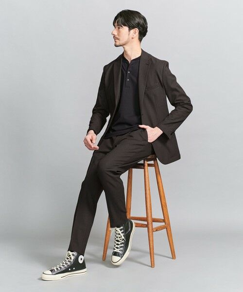 BEAUTY & YOUTH UNITED ARROWS/ビューティー&ユース ユナイテッドアローズ 【WEB限定 WARDROBE SMART】ライト オックスフォード セットアップ/ジャケット&イージーパンツ DK. BROWN M BEAUTY & YOUTH UNITED ARROWS/ビューティー&ユース ユナイテッドアローズ 【WEB限定 WARDROBE SMART】ライト オックスフォード セットアップ/ジャケット&イージーパンツ DK. BROWN M