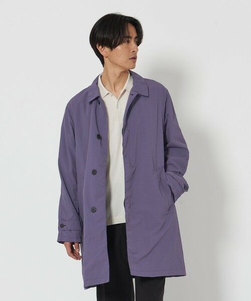 BEAUTY & YOUTH UNITED ARROWS/ビューティー&ユース ユナイテッドアローズ PERTEX ナイロン バルマカーン コート‐撥水機能‐ PURPLE M BEAUTY & YOUTH UNITED ARROWS/ビューティー&ユース ユナイテッドアローズ PERTEX ナイロン バルマカーン コート‐撥水機能‐ PURPLE M