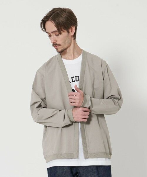 BEAUTY & YOUTH UNITED ARROWS/ビューティー&ユース ユナイテッドアローズ マルチ ファンクション 1ボタン カーディガン‐吸水速乾 UVカット‐ LT. GRAY M BEAUTY & YOUTH UNITED ARROWS/ビューティー&ユース ユナイテッドアローズ マルチ ファンクション 1ボタン カーディガン‐吸水速乾 UVカット‐ LT. GRAY M