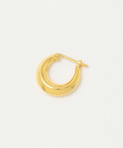 BEAUTY&YOUTH UNITED ARROWS / ビューティー&ユース ユナイテッドアローズ ピアス・イヤリング | SILVER925 ファット フープ ピアス | 詳細1