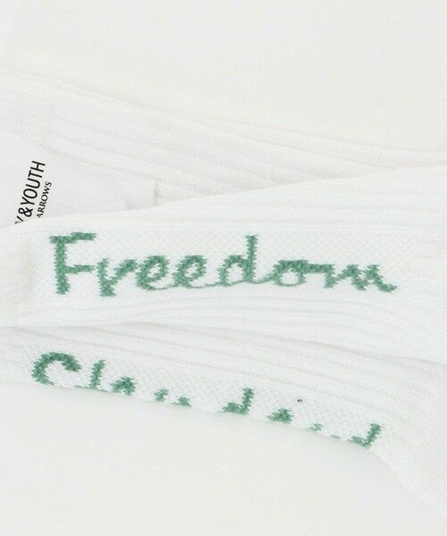 BEAUTY&YOUTH UNITED ARROWS / ビューティー&ユース ユナイテッドアローズ ソックス | フリーダム スタンダード ロゴ ソックス | 詳細3