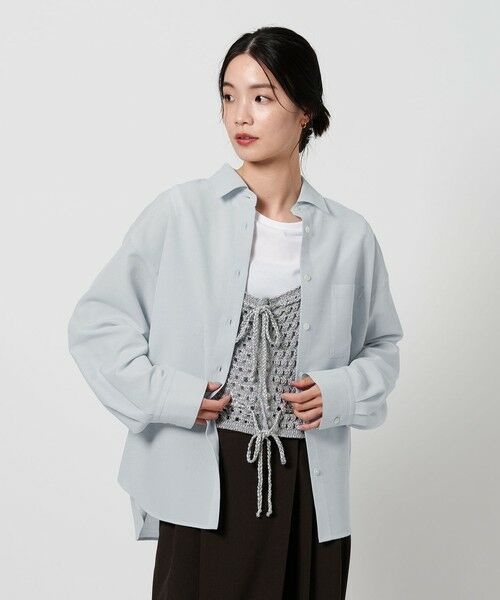 【BEAUTY & YOUTH】　シアーバックタックシャツ シアー バックタック シャツ
