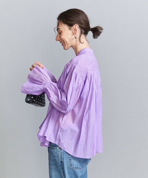 ユナイテッドアローズ UNITED ARROWS ライラック ブラウス