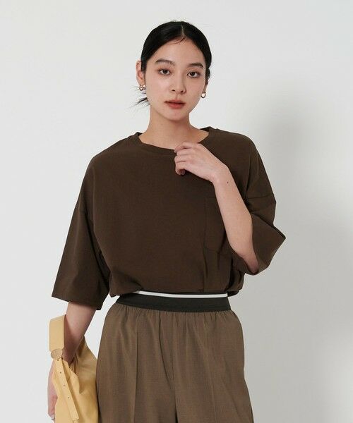 BEAUTY&YOUTH UNITED ARROWS / ビューティー&ユース ユナイテッドアローズ カットソー | ドルマンスリーブ ポケット Tシャツ -接触冷感- | 詳細18