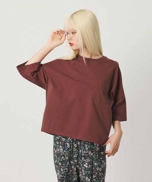 BEAUTY&YOUTH UNITED ARROWS / ビューティー&ユース ユナイテッドアローズ カットソー | ドルマンスリーブ ポケット Tシャツ 接触冷感 | 詳細28