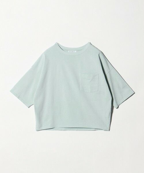 BEAUTY&YOUTH UNITED ARROWS / ビューティー&ユース ユナイテッドアローズ カットソー | ドルマンスリーブ ポケット Tシャツ -接触冷感-(LT.BLUE)