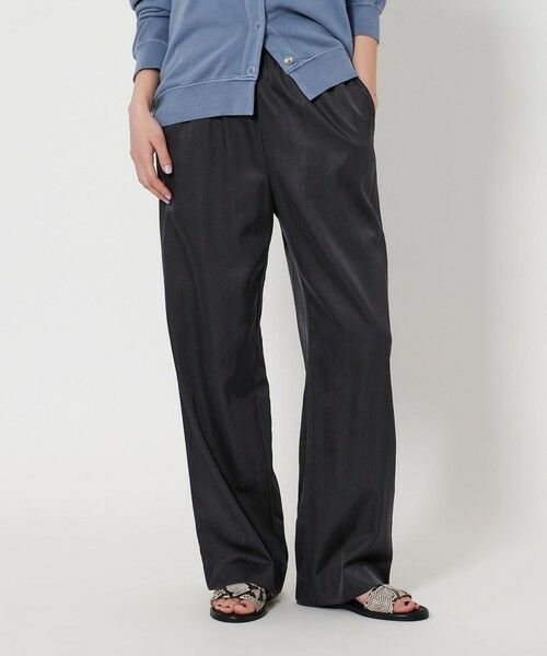 BEAUTY & YOUTH UNITED ARROWS/ビューティー&ユース ユナイテッドアローズ サテンドロースト ワイド パンツ 2 DK. GRAY M BEAUTY & YOUTH UNITED ARROWS/ビューティー&ユース ユナイテッドアローズ サテンドロースト ワイド パンツ 2 DK. GRAY M