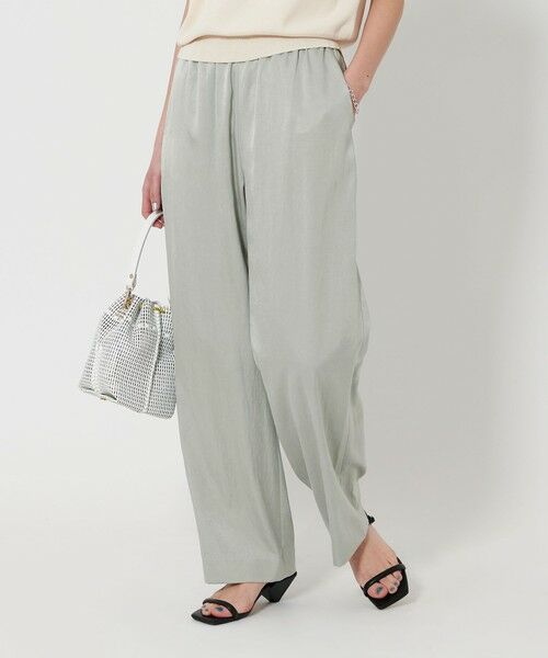 BEAUTY & YOUTH UNITED ARROWS/ビューティー&ユース ユナイテッドアローズ サテンドロースト ワイド パンツ 2 LT. BLUE XS BEAUTY & YOUTH UNITED ARROWS/ビューティー&ユース ユナイテッドアローズ サテンドロースト ワイド パンツ 2 LT. BLUE XS