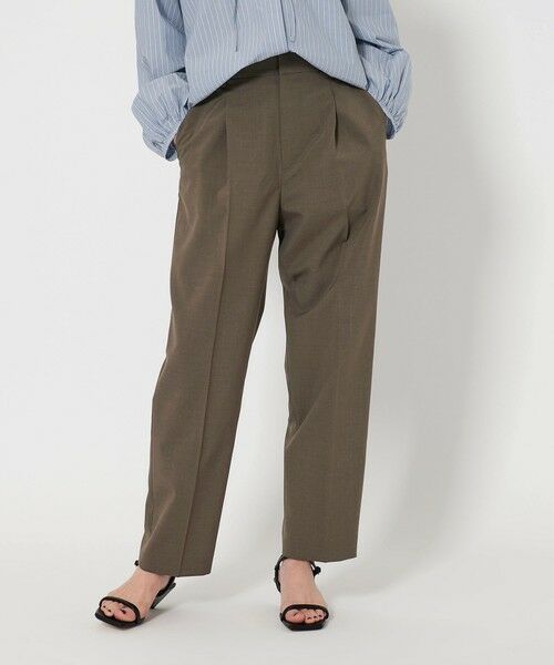 BEAUTY & YOUTH UNITED ARROWS/ビューティー&ユース ユナイテッドアローズ タック テーパード パンツ -接触冷感/吸水速乾/防シワ- MOCA M BEAUTY & YOUTH UNITED ARROWS/ビューティー&ユース ユナイテッドアローズ タック テーパード パンツ -接触冷感/吸水速乾/防シワ- MOCA M