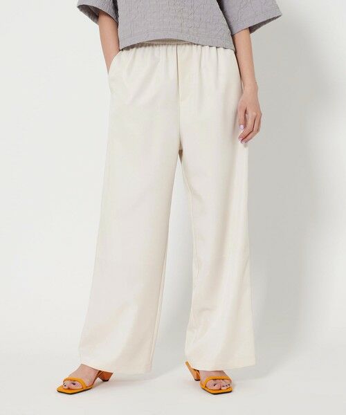 BEAUTY & YOUTH UNITED ARROWS/ビューティー&ユース ユナイテッドアローズ ワイドストレート イージーパンツ/オフホワイト OFF WHITE M BEAUTY & YOUTH UNITED ARROWS/ビューティー&ユース ユナイテッドアローズ ワイドストレート イージーパンツ/オフホワイト OFF WHITE M