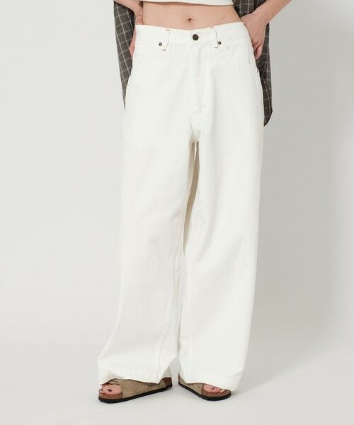BEAUTY & YOUTH UNITED ARROWS/ビューティー&ユース ユナイテッドアローズ 【別注】<BIG MAC>ペインター デニムパンツ WHITE S BEAUTY & YOUTH UNITED ARROWS/ビューティー&ユース ユナイテッドアローズ 【別注】<BIG MAC>ペインター デニムパンツ WHITE S