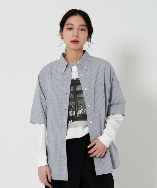「BEAUTY&YOUTH UNITED ARROWS」 半袖シャツ FREE ナチュラル レディース BEAUTY＆YOUTH UNITED ARROWS 「BEAUTY&YOUTH ARROWS」 半袖