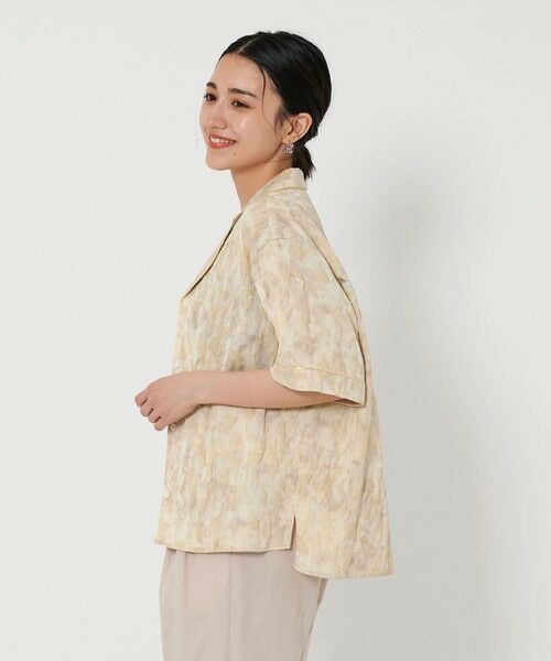 BEAUTY & YOUTH UNITED ARROWS/ビューティー&ユース ユナイテッドアローズ ジャガード パイピングシャツ NATURAL FREE BEAUTY & YOUTH UNITED ARROWS/ビューティー&ユース ユナイテッドアローズ ジャガード パイピングシャツ NATURAL FREE
