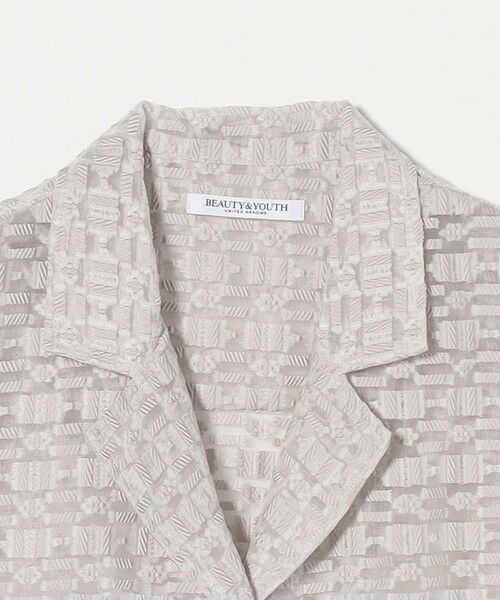 BEAUTY&YOUTH シアージャガード ショートスリーブ ブラウス BEAUTY&YOUTH UNITED ARROWS｜シアージャガード ショート