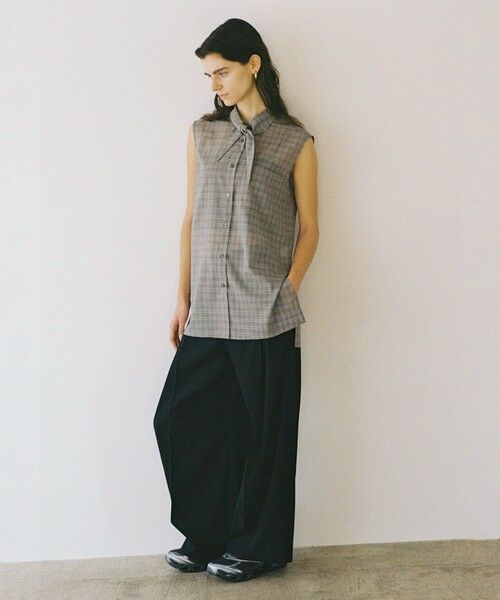 BEAUTY & YOUTH UNITED ARROWS/ビューティー&ユース ユナイテッドアローズ チェック ボウタイ ノースリーブブラウス その他1 M BEAUTY & YOUTH UNITED ARROWS/ビューティー&ユース ユナイテッドアローズ チェック ボウタイ ノースリーブブラウス その他1 M