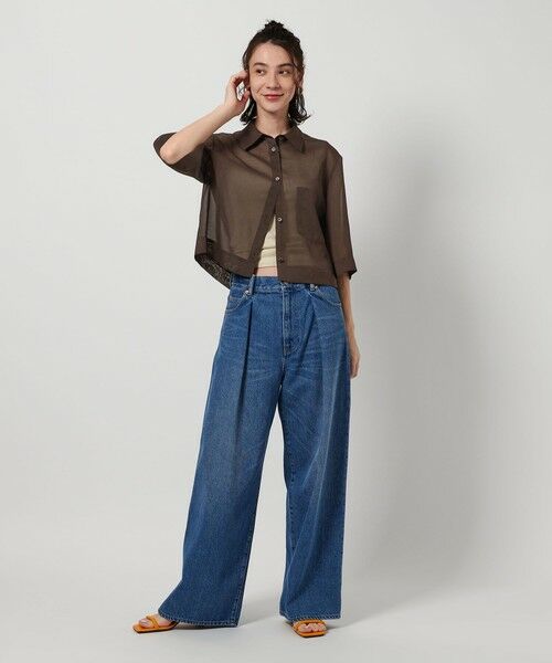 BEAUTY&YOUTH UNITED ARROWS / ビューティー&ユース ユナイテッドアローズ シャツ・ブラウス | ポリエステル オーガンジー シャツ -ウォッシャブル- | 詳細23