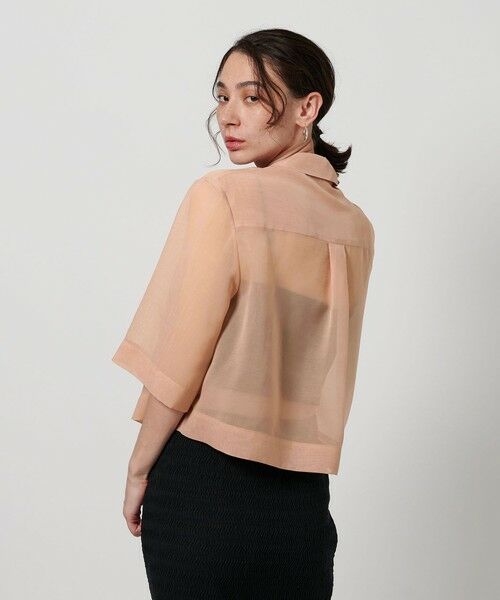 BEAUTY&YOUTH UNITED ARROWS / ビューティー&ユース ユナイテッドアローズ シャツ・ブラウス | ポリエステル オーガンジー シャツ ウォッシャブル | 詳細22