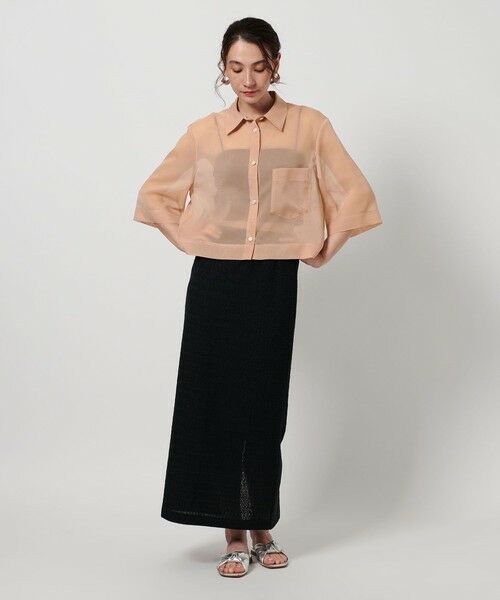 BEAUTY&YOUTH UNITED ARROWS / ビューティー&ユース ユナイテッドアローズ シャツ・ブラウス | ポリエステル オーガンジー シャツ ウォッシャブル | 詳細23
