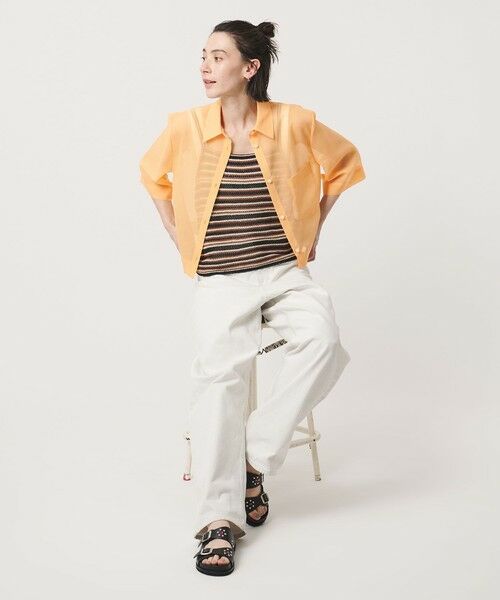 BEAUTY&YOUTH UNITED ARROWS / ビューティー&ユース ユナイテッドアローズ シャツ・ブラウス | ポリエステル オーガンジー シャツ ウォッシャブル | 詳細26