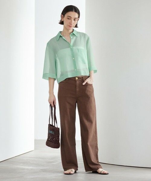 BEAUTY&YOUTH UNITED ARROWS / ビューティー&ユース ユナイテッドアローズ シャツ・ブラウス | ポリエステル オーガンジー シャツ ウォッシャブル | 詳細26