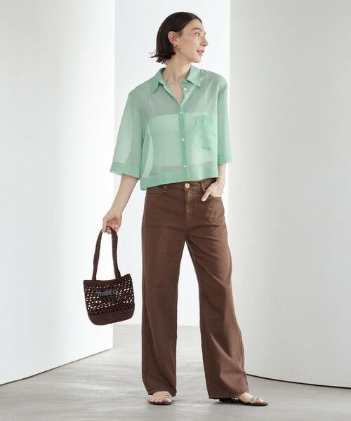 BEAUTY&YOUTH UNITED ARROWS / ビューティー&ユース ユナイテッドアローズ シャツ・ブラウス | ポリエステル オーガンジー シャツ ウォッシャブル | 詳細27