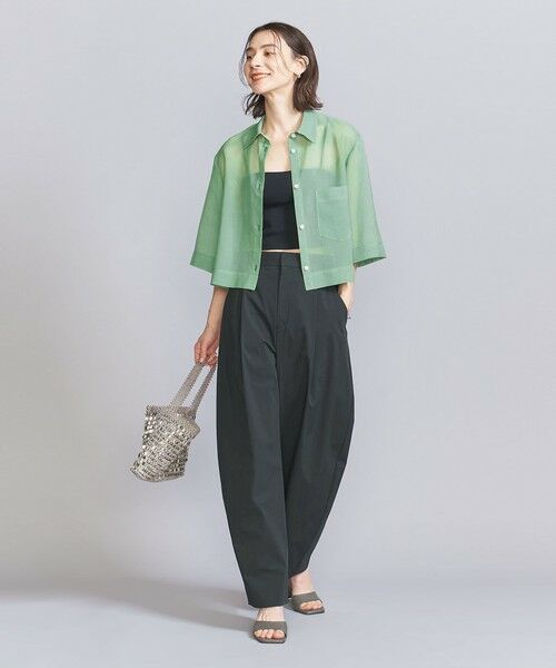 BEAUTY&YOUTH UNITED ARROWS / ビューティー&ユース ユナイテッドアローズ シャツ・ブラウス | ポリエステル オーガンジー シャツ ウォッシャブル | 詳細30