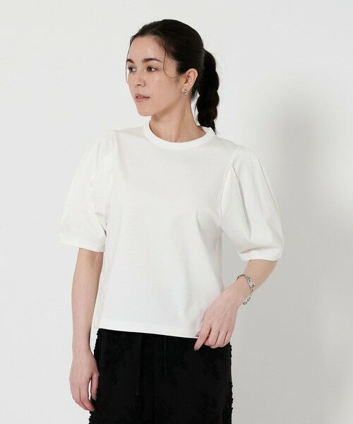 BEAUTY & YOUTH UNITED ARROWS/ビューティー&ユース ユナイテッドアローズ コットン タックスリーブ トップス WHITE FREE BEAUTY & YOUTH UNITED ARROWS/ビューティー&ユース ユナイテッドアローズ コットン タックスリーブ トップス WHITE FREE