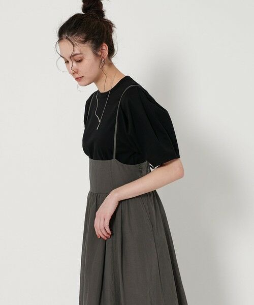 BEAUTY & YOUTH UNITED ARROWS/ビューティー&ユース ユナイテッドアローズ コットン タックスリーブ トップス BLACK FREE BEAUTY & YOUTH UNITED ARROWS/ビューティー&ユース ユナイテッドアローズ コットン タックスリーブ トップス BLACK FREE
