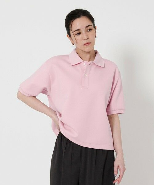 BEAUTY & YOUTH UNITED ARROWS/ビューティー&ユース ユナイテッドアローズ コットンポリエステルブレンド コンパクト ポロシャツ LT. PINK FREE BEAUTY & YOUTH UNITED ARROWS/ビューティー&ユース ユナイテッドアローズ コットンポリエステルブレンド コンパクト ポロシャツ LT. PINK FREE