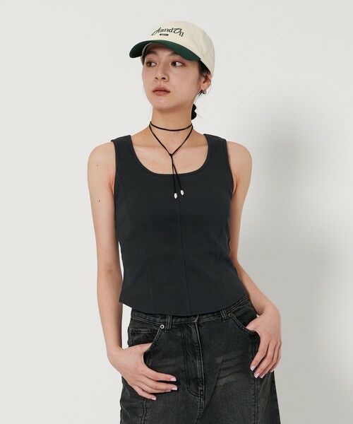 美品 Beauty&youth united arrows トップス BEAUTY&YOUTH UNITED ARROWS｜コットンブレンド ベア タンク