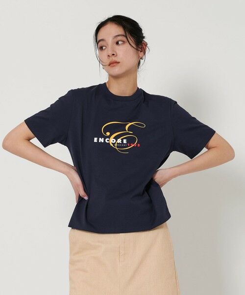 「BEAUTY&YOUTH UNITED ARROWS」 半袖カットソー FREE コバルトブルー レディース ビューティー＆ユース ユナイテッドアローズのレディースのT