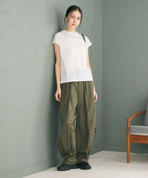 BEAUTY&YOUTH UNITED ARROWS / ビューティー&ユース ユナイテッドアローズ カットソー | クルーネック フレンチスリーブ カットソー | 詳細4