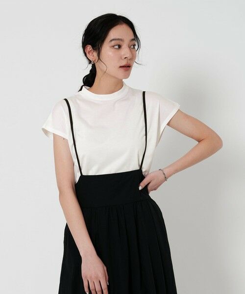 BEAUTY&YOUTH UNITED ARROWS / ビューティー&ユース ユナイテッドアローズ カットソー | クルーネック フレンチスリーブ カットソー | 詳細5