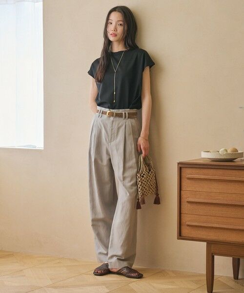 BEAUTY&YOUTH UNITED ARROWS / ビューティー&ユース ユナイテッドアローズ カットソー | クルーネック フレンチスリーブ カットソー | 詳細11