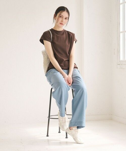 BEAUTY&YOUTH UNITED ARROWS / ビューティー&ユース ユナイテッドアローズ カットソー | クルーネック フレンチスリーブ カットソー | 詳細18